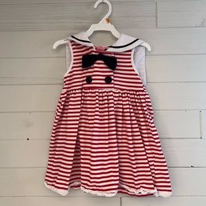 Copper Key Sailor dress toddler
